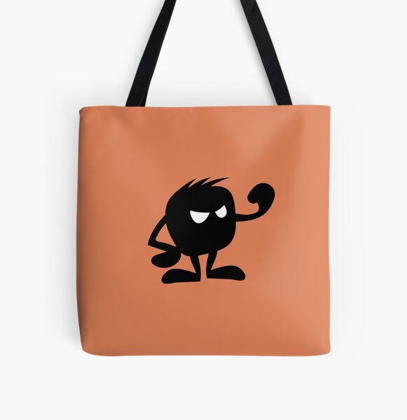 BadaBada - A is for Angry All Over Print Tote Bag