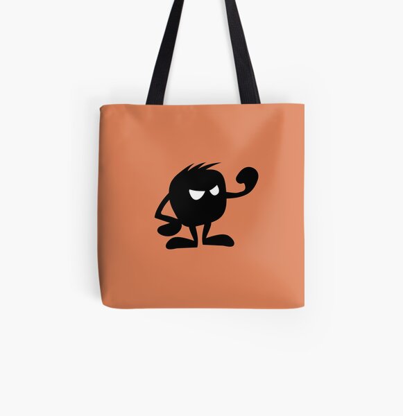 BadaBada - A is for Angry All Over Print Tote Bag