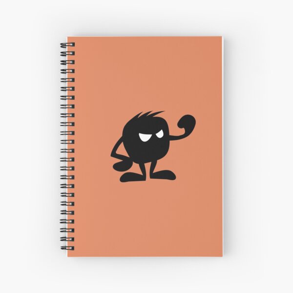 BadaBada - A is for Angry Spiral Notebook