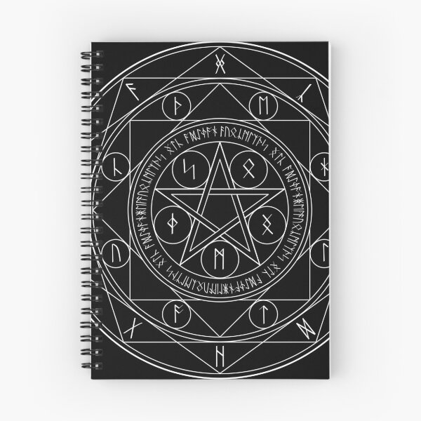 Item preview, White Pentagram Magic Circle designed and sold by Saanis.