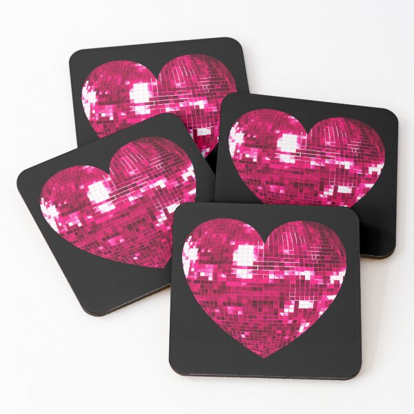 Item preview, Pink Disco Ball Heart  designed and sold by Deborah Camp.