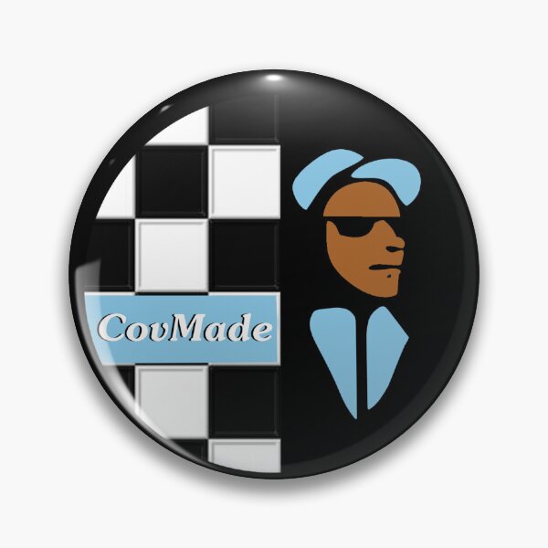 Item preview, CovMade Brown Diversity Badge designed and sold by CovMadeGifts.