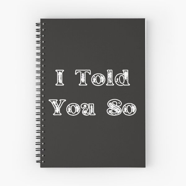 Item preview, I told you so designed and sold by Ivory  Craft.