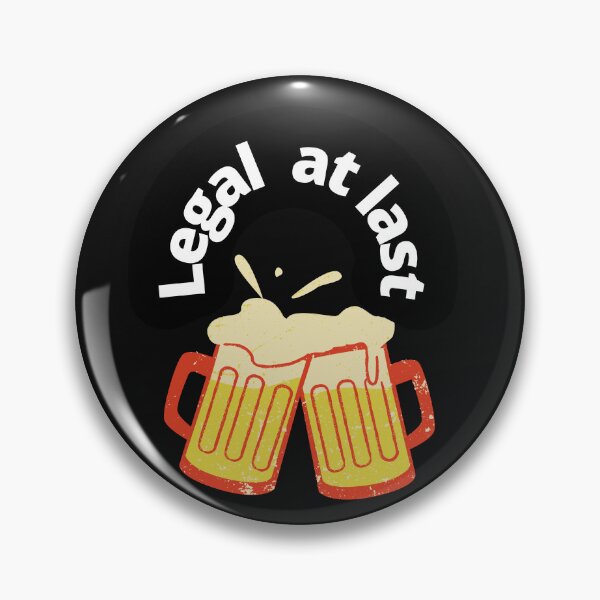 Item preview, Legal at last (white writing on black) designed and sold by Highhocreations.