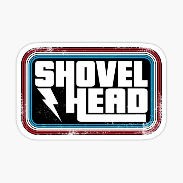 Shovelhead retro design Sticker