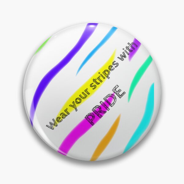 Item preview, Multicolour zebra stripes for EDS awareness designed and sold by SelfCareShack.