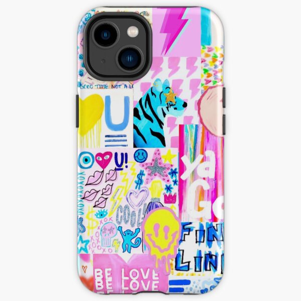Preppy collage iPhone Tough Case