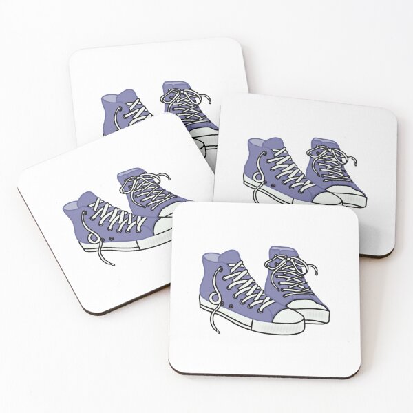 Item preview, purple sneakers designed and sold by messingwdesigns.
