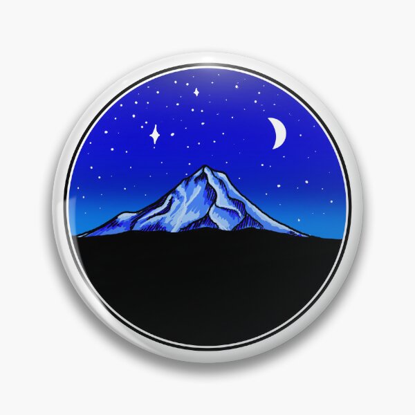 Item preview, Mt. Hood Moonlight Night Sky designed and sold by Fernheart Designs.