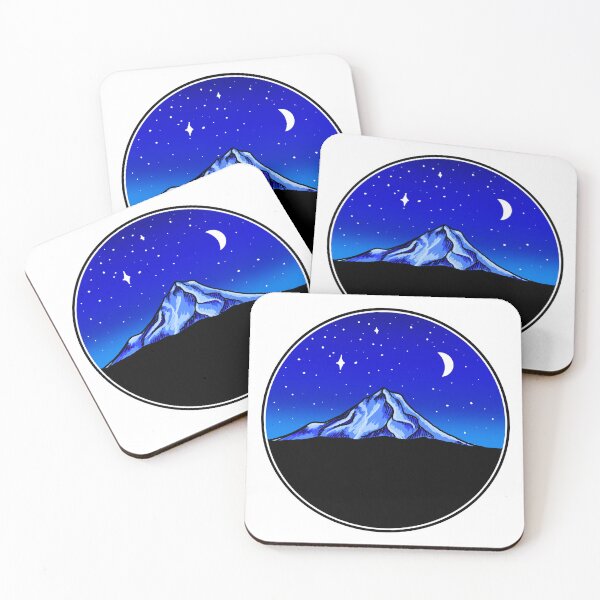 Item preview, Mt. Hood Moonlight Night Sky designed and sold by Fernheart Designs.
