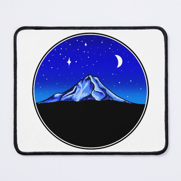Item preview, Mt. Hood Moonlight Night Sky designed and sold by Fernheart Designs.