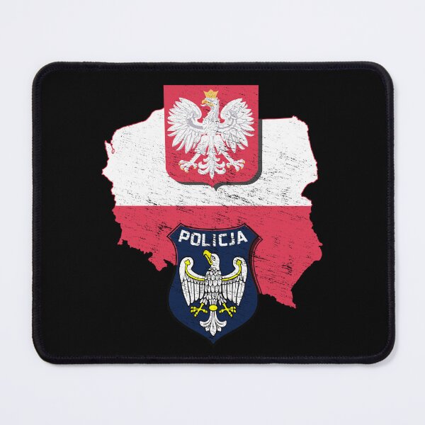 Item preview, Polish Police Poland Map Policja #1695 designed and sold by Rare-Militia.