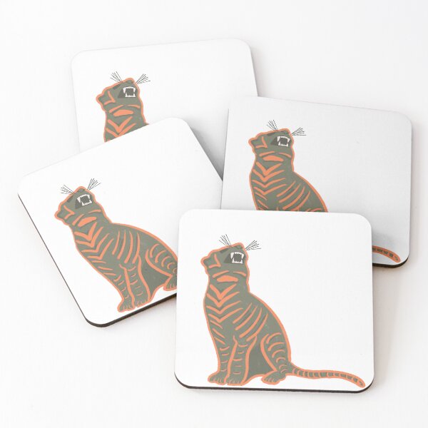 Item preview, Get'em Tiger - Simple Illustration designed and sold by JennCreatesArt.
