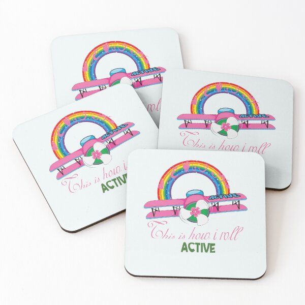 Artikelvorschau, Komisch, so rolle ich in einer aktiven, lustigen Regenbogenfarbe entworfen und verkauft von fatydesignspace.