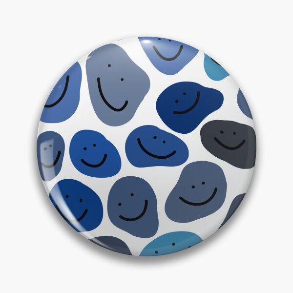 Item preview, Blue and Grey Smiley Faces :) designed and sold by abbeygfrerer.