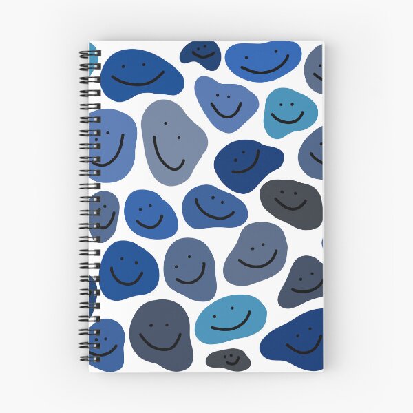 Item preview, Blue and Grey Smiley Faces :) designed and sold by abbeygfrerer.
