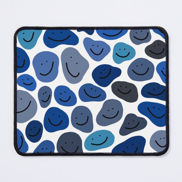 Item preview, Blue and Grey Smiley Faces :) designed and sold by abbeygfrerer.