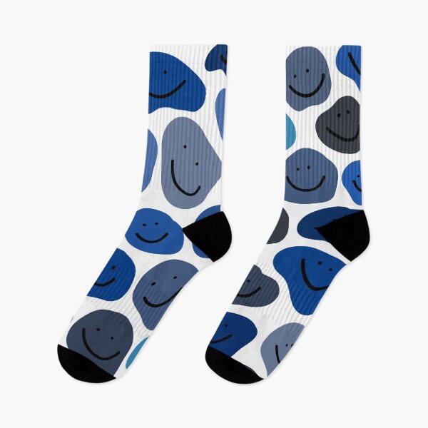 Item preview, Blue and Grey Smiley Faces :) designed and sold by abbeygfrerer.