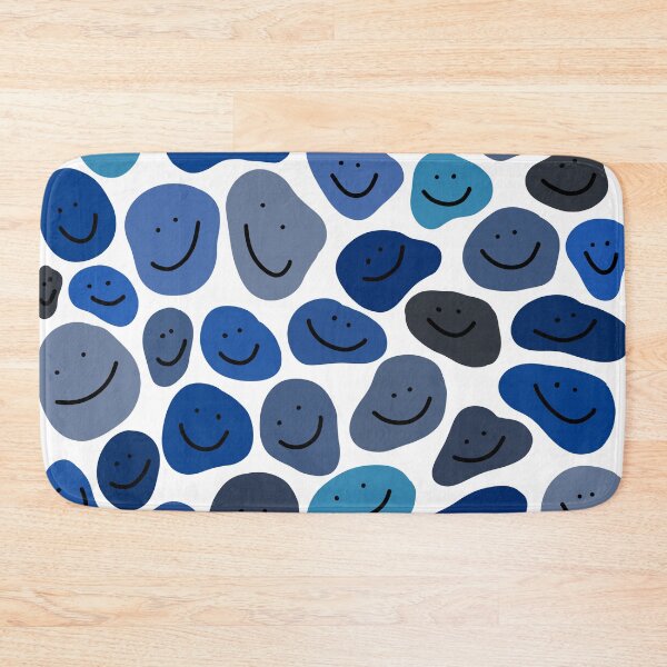 Item preview, Blue and Grey Smiley Faces :) designed and sold by abbeygfrerer.