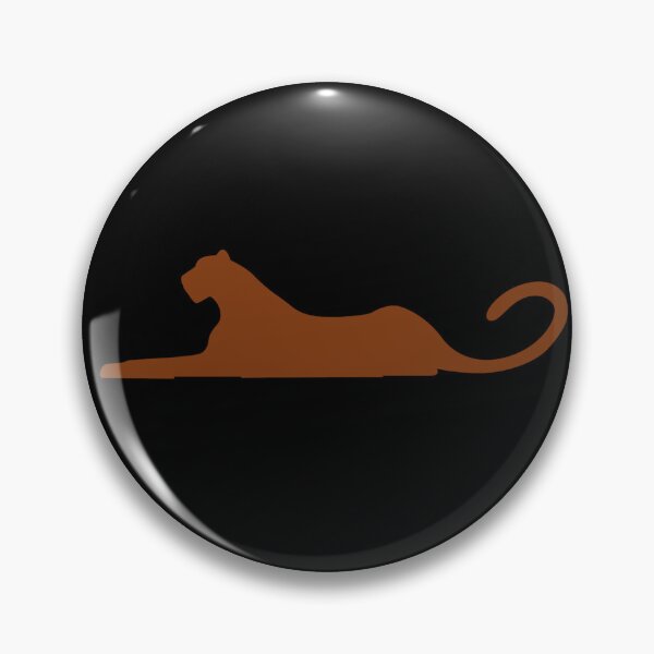 Item preview, Brown lying panther; Panther stickers designed and sold by BeskrajemM.