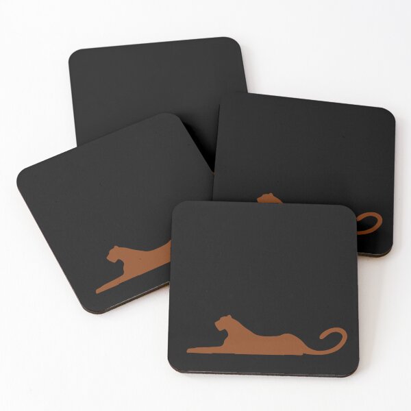Item preview, Brown lying panther; Panther stickers designed and sold by BeskrajemM.
