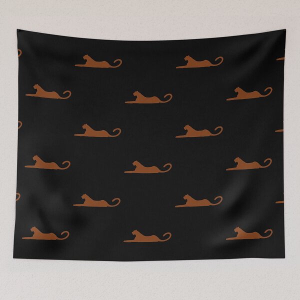 Item preview, Brown lying panther; Panther stickers designed and sold by Micovic.