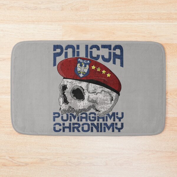 Item preview, Polish Police Poland Skull Policja #1696 designed and sold by Rare-Militia.