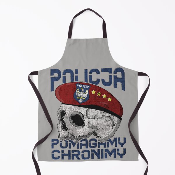 Item preview, Polish Police Poland Skull Policja #1696 designed and sold by Rare-Militia.