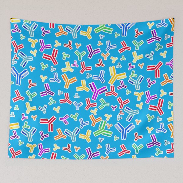 Item preview, Antibody Soup - Sky Blue Background designed and sold by Artsy-Chemist.
