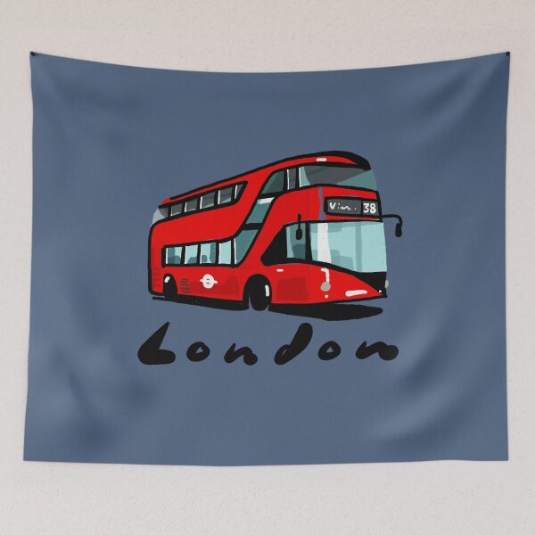 Item preview, London red bus double decker designed and sold by Travel Planet.
