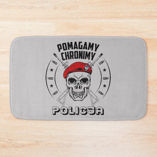 Item preview, Polish Police Poland Skull Policja #1697 designed and sold by Rare-Militia.