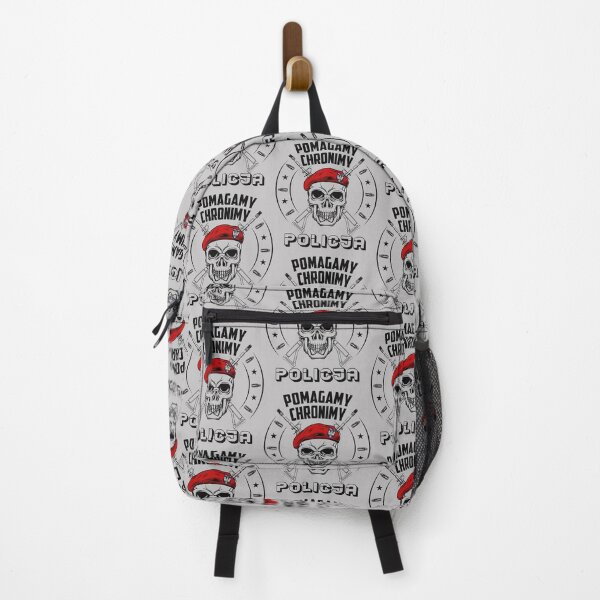 Item preview, Polish Police Poland Skull Policja #1697 designed and sold by Rare-Militia.