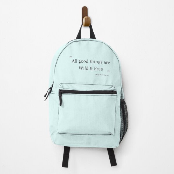 Item preview, All good things are wild and free - henry david thoreau designed and sold by Nini's Designs.