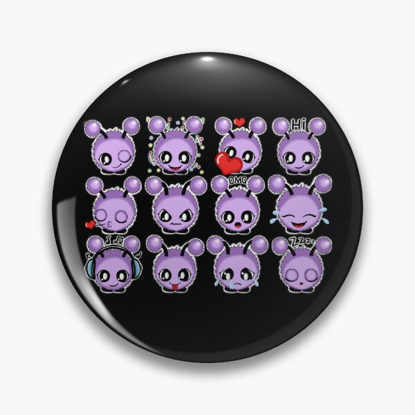 Item preview, cute monster emotes designed and sold by Pezi-Creation.