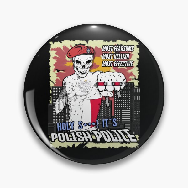 Item preview, Polish Police Poland Zombie Policja #1698 designed and sold by Rare-Militia.
