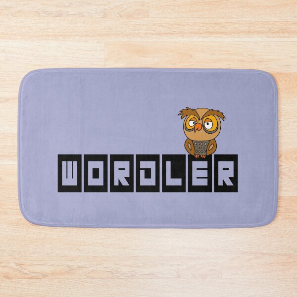 Item preview, Funny Owl and Wordler Text Word Game Design designed and sold by Nature's Fancy.
