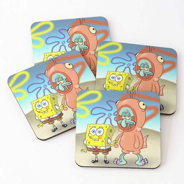 Item preview, SpongeBob SquarePants and Squidward Tentacles designed and sold by darcyartsy.