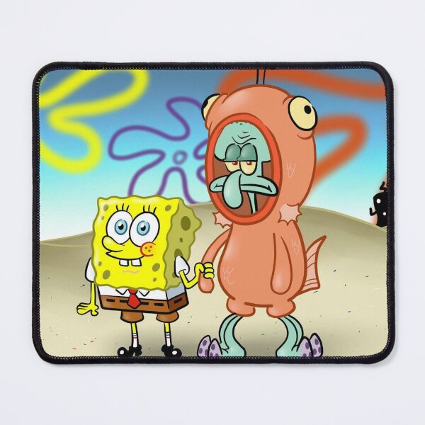Item preview, SpongeBob SquarePants and Squidward Tentacles designed and sold by darcyartsy.