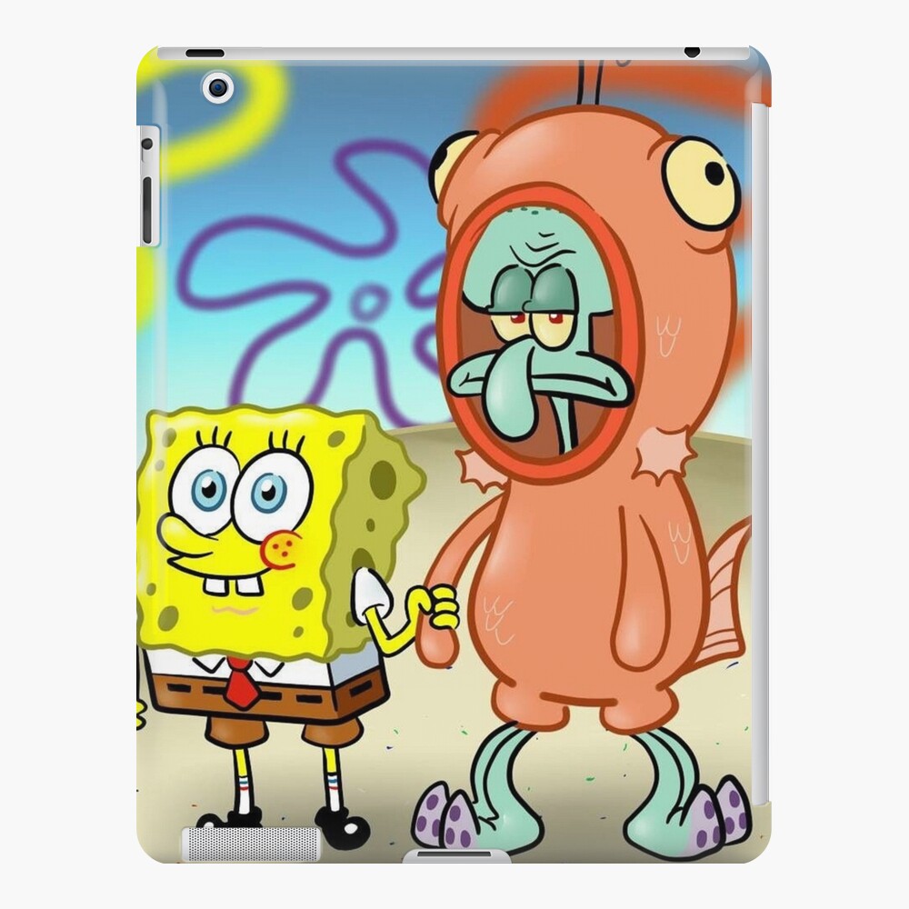 Spongebob Squarepants And Squidward Tentacles Ipad Case And Skin By Darcyartsy Redbubble