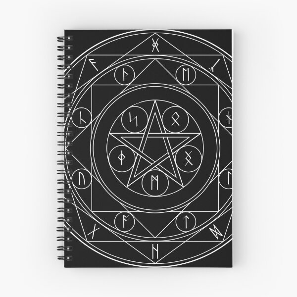Item preview, Simple White Pentagram Magic Circle designed and sold by Saanis.