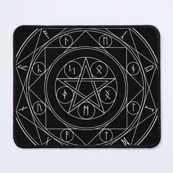 Item preview, Simple White Pentagram Magic Circle designed and sold by Saanis.