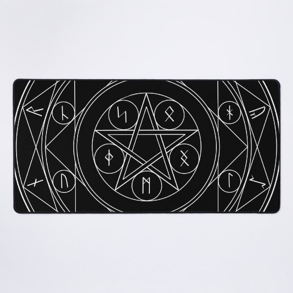 Item preview, Simple White Pentagram Magic Circle designed and sold by Saanis.