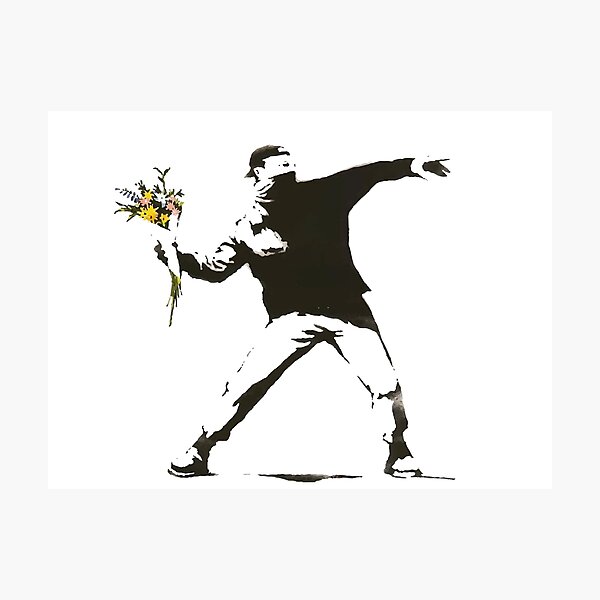 SALE／78%OFF】 Flower Thrower バンクシー 置物 acornproperties.co.uk