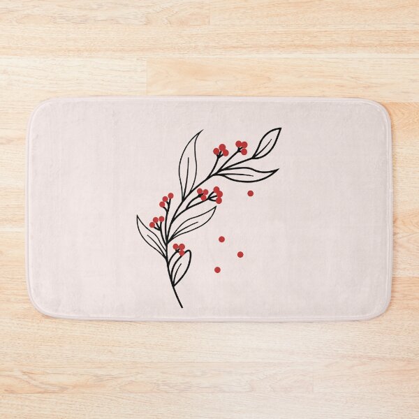 Item preview, Minimalist Red Cherry Blossom designed and sold by cerenalkan.
