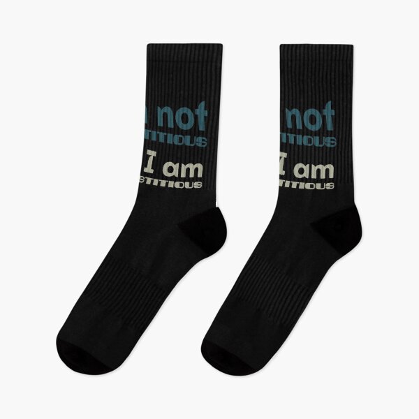 Item preview, I Am Not Superstitious. designed and sold by inkset.
