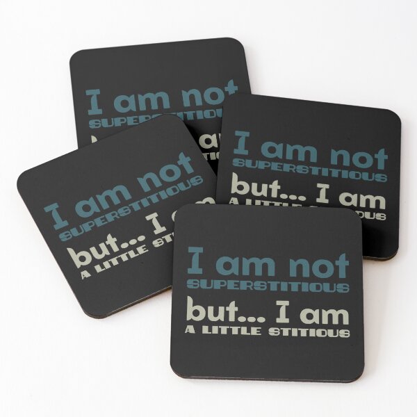 Item preview, I Am Not Superstitious. designed and sold by inkset.