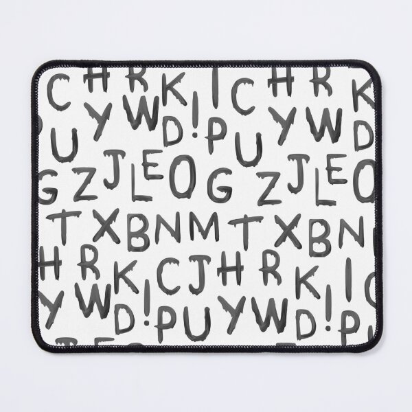 Item preview, Uppercase Alphabet Grey Letters designed and sold by ckylin.
