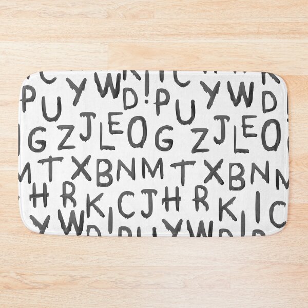 Item preview, Uppercase Alphabet Grey Letters designed and sold by ckylin.