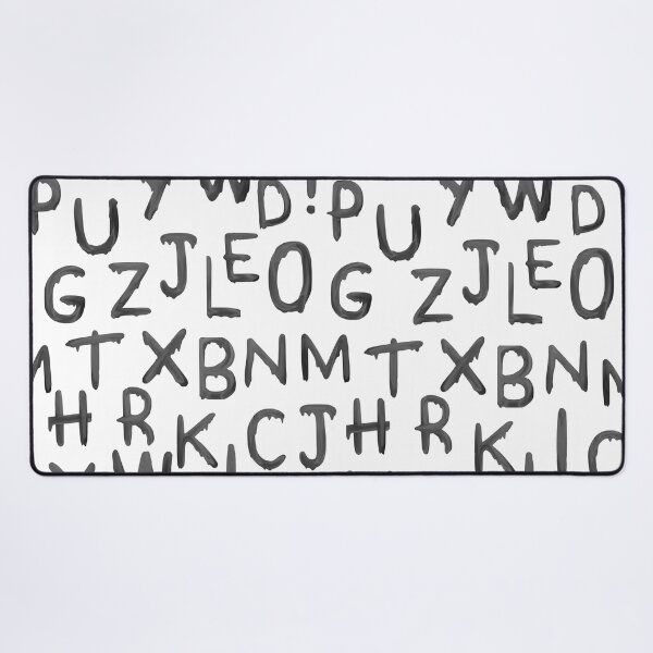 Item preview, Uppercase Alphabet Grey Letters designed and sold by ckylin.
