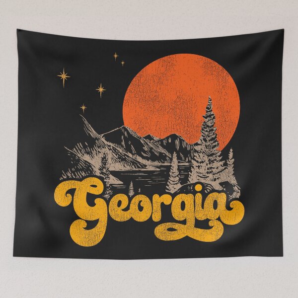 Item preview, Vintage State of Georgia Mid Century Distressed Aesthetic designed and sold by ourkid.